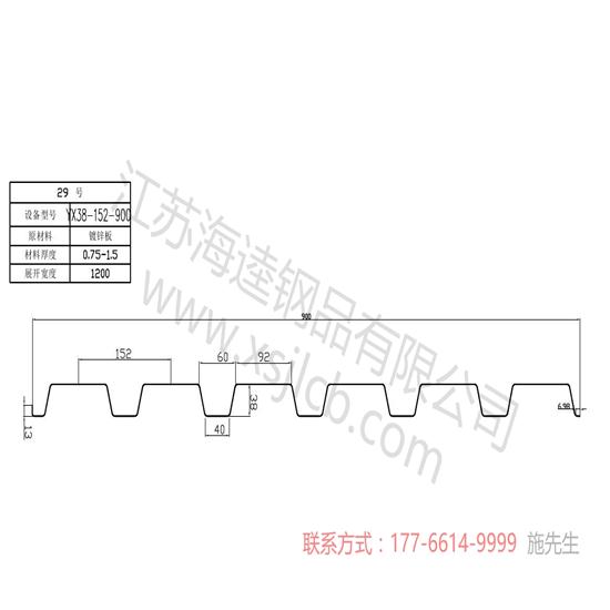 樓承板規格及計算展開寬度的方法？